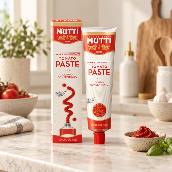 Mutti Tomato Paste Double Concentrated Tube 4.5oz (130g) 12 Units