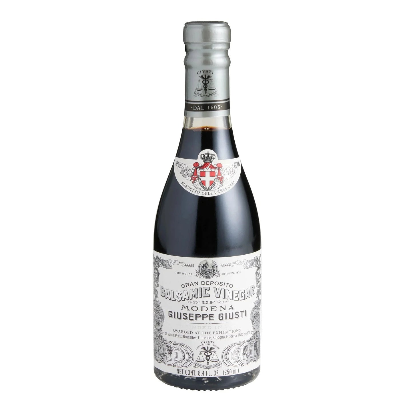 Giusti Balsamic Vinegar of Modena Silver Medal 6 years 8.8oz (250ml) 6 Units