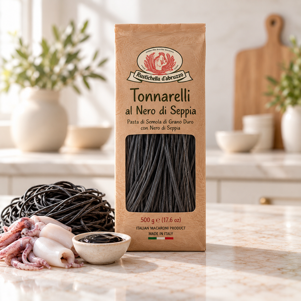 Rustichella Tonnarelli al Nero di Seppia 500 g - 12/case