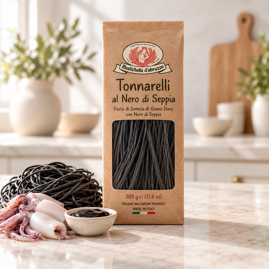 Rustichella Tonnarelli al Nero di Seppia 500 g - 12/case