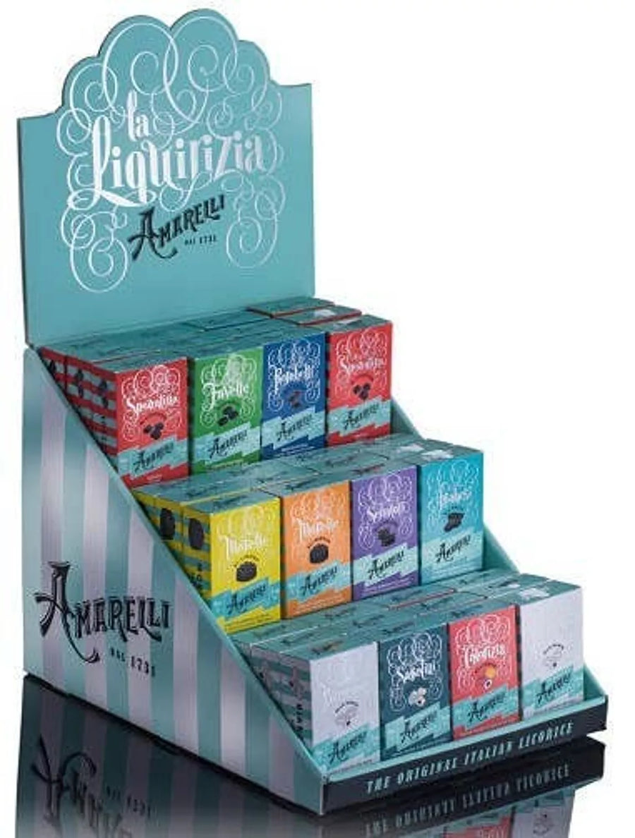 Amarelli Gummy MIXED DISPLAY 60G - 36 boxes 1 Units