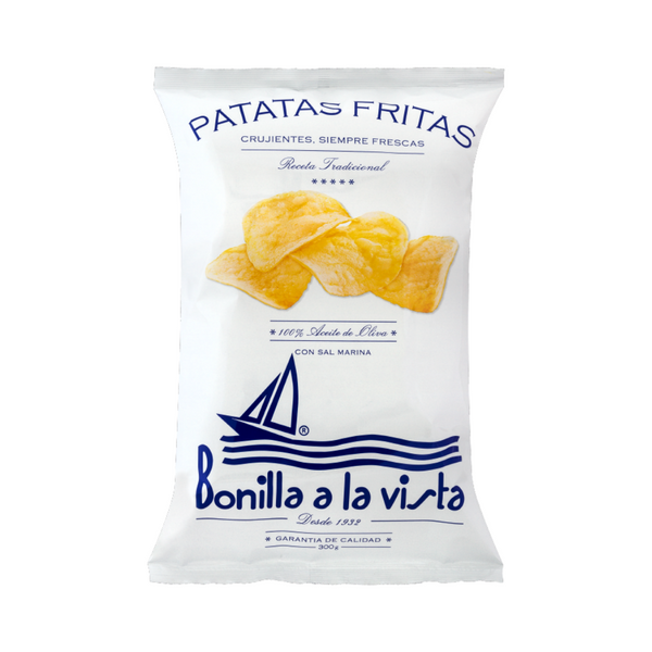 Bonilla a La Vista Potato Chips with Olive Oil 5.3 oz (150 g) 24 Units