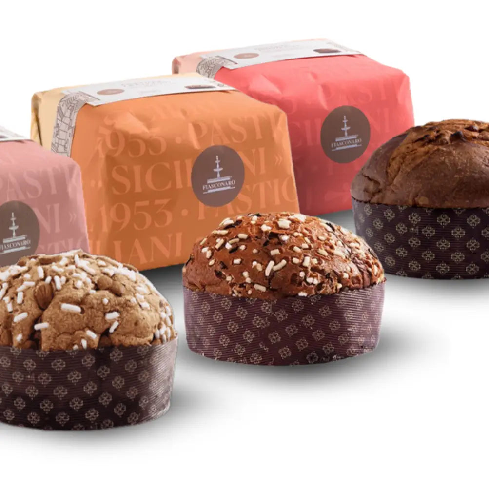 Fiasconaro Panettone Assorted Classic Flavors 1.65Lbs (750g) 6 Units