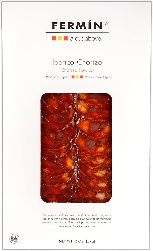 Fermin Ibérico Chorizo All Natural Pre-Sliced 2 oz – 15/case
