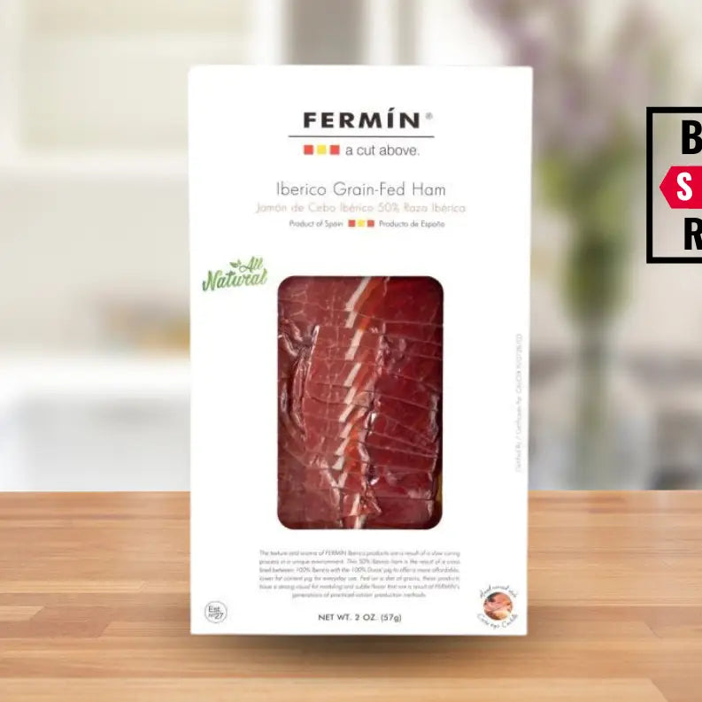 Fermin 50% Ibérico Grain-Fed Ham 36 Months 2 oz 15 Units