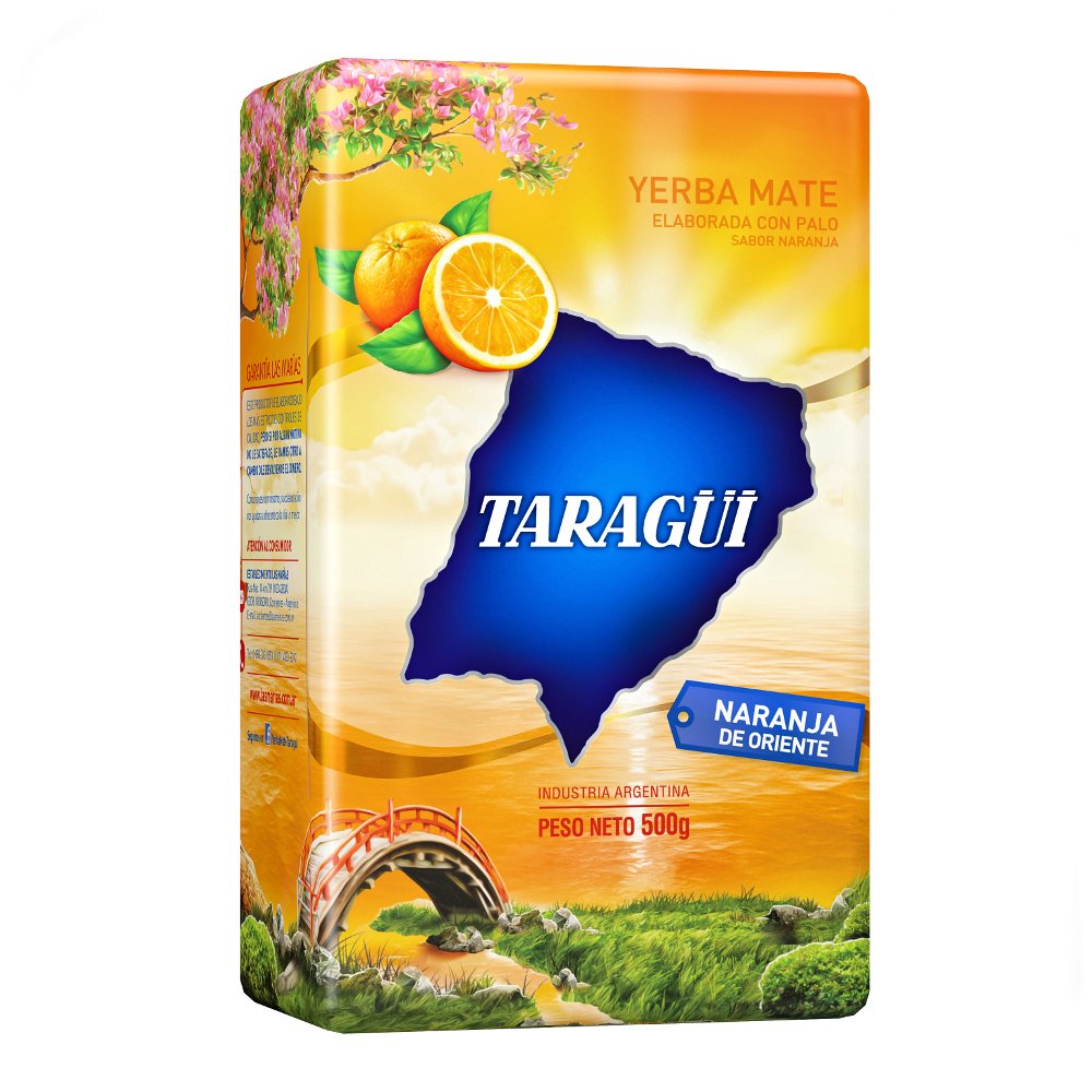 Taragüi Yerba Mate Orange 500 g – 10/case