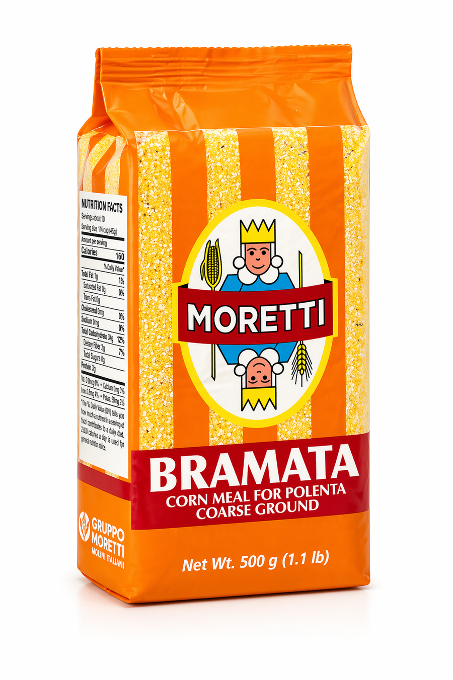 Moretti Polenta Bramata Coarse 17.6oz / 500g - 10/case