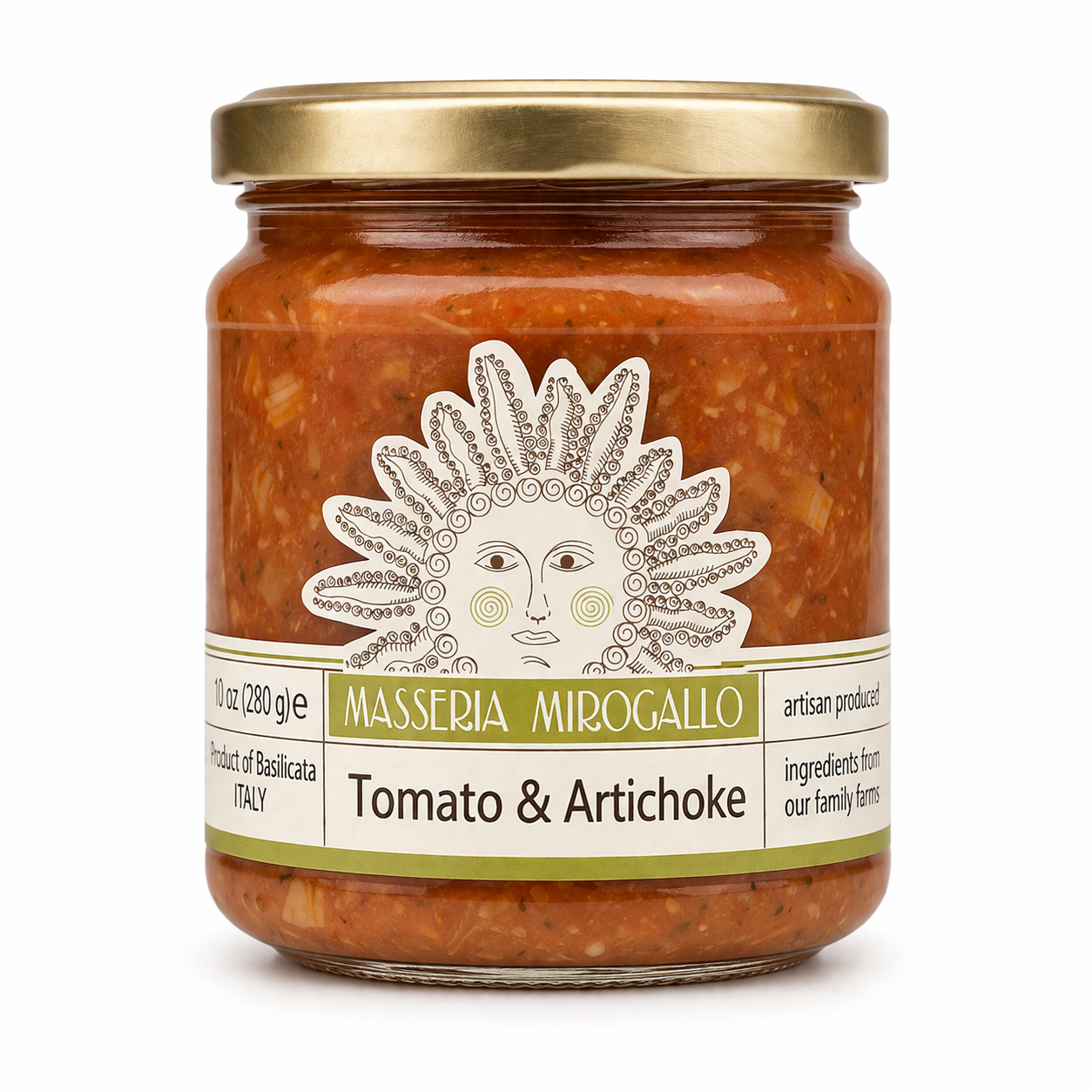 Masseria Mirogallo Tomato Sauce with Artichokes 9.9oz / 280g - 8/case