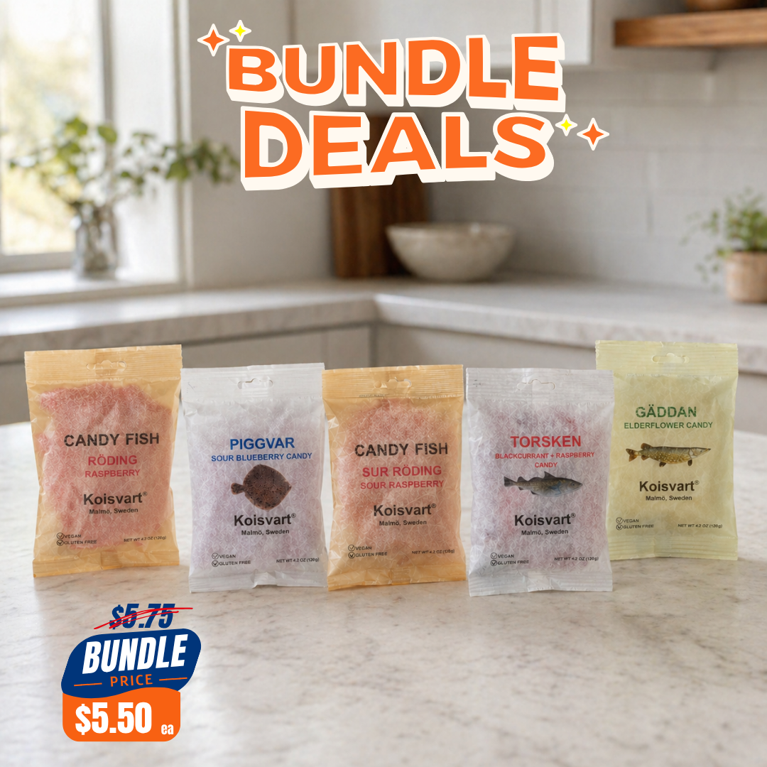 Kolsvart Fish Bundle. 5 flavors. Two cases of each