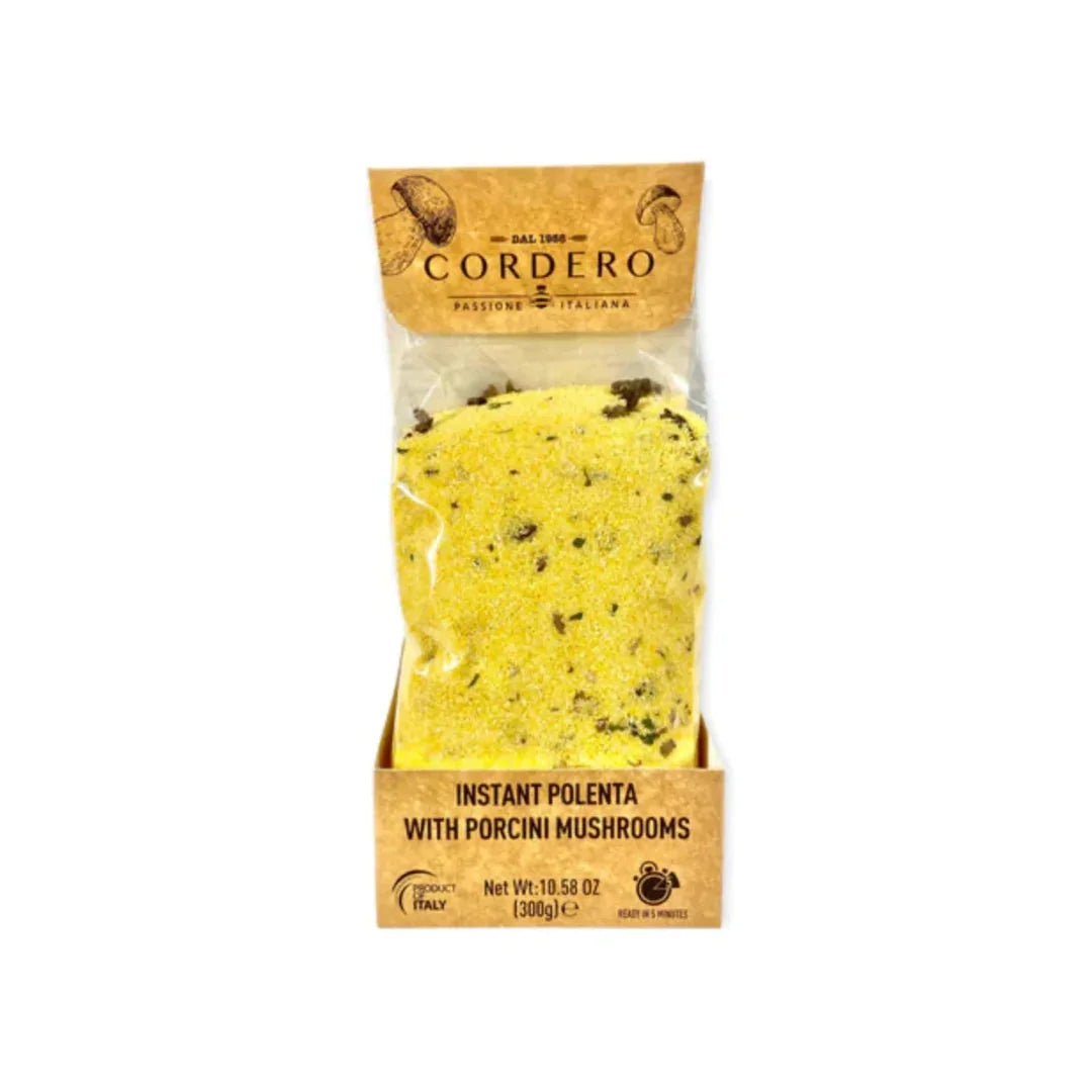 Cordero Instant Polenta with Mushrooms 10.58 oz (300gr) 10 Units