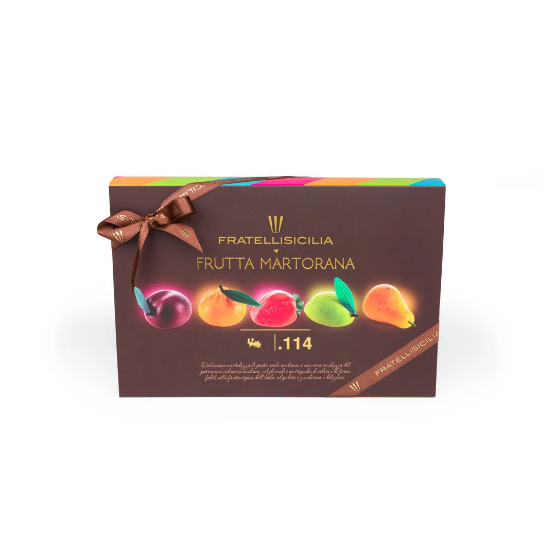 Fratelli Sicilia Marzipan Fruit Box 12.7 oz (360gr) 6 Units