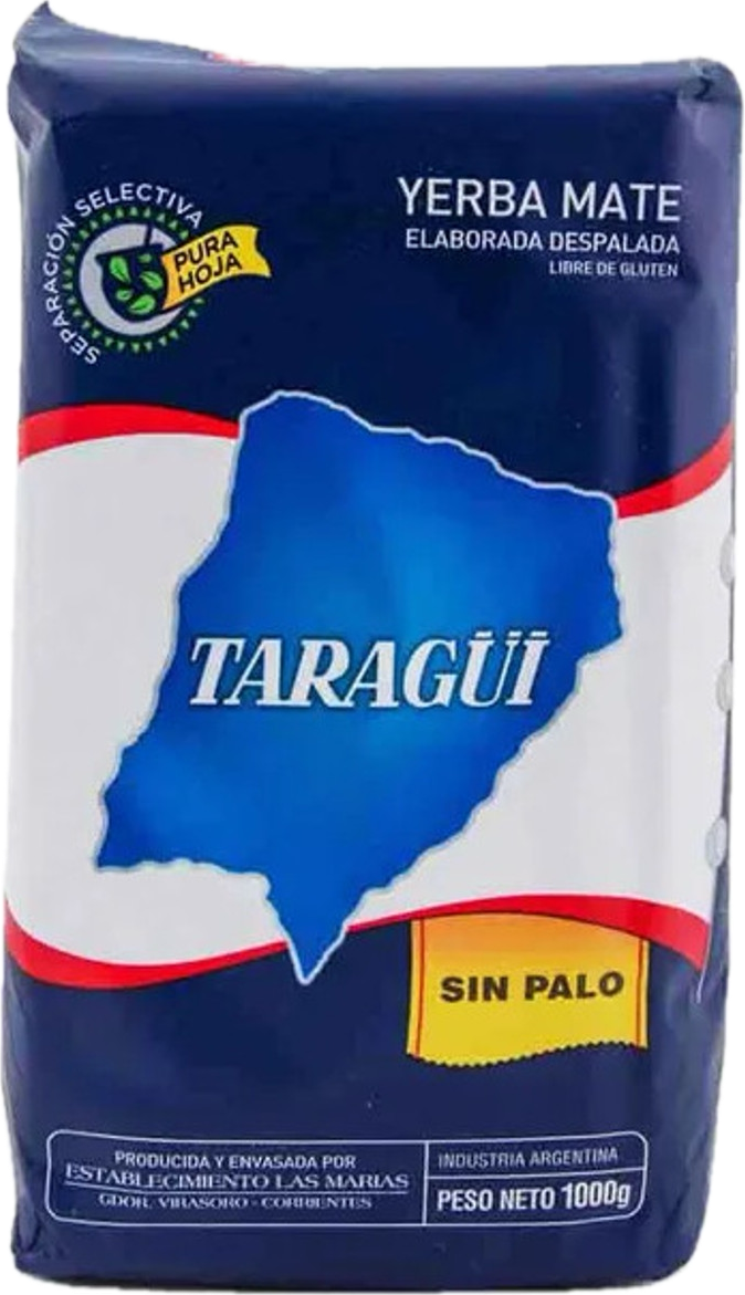 Taragüi Yerba Mate Con Palo 1 kg – 10/case