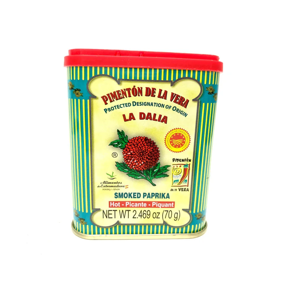 La Dalia Spanish Smoked Hot Paprika 2.47oz (70g) 16 Units
