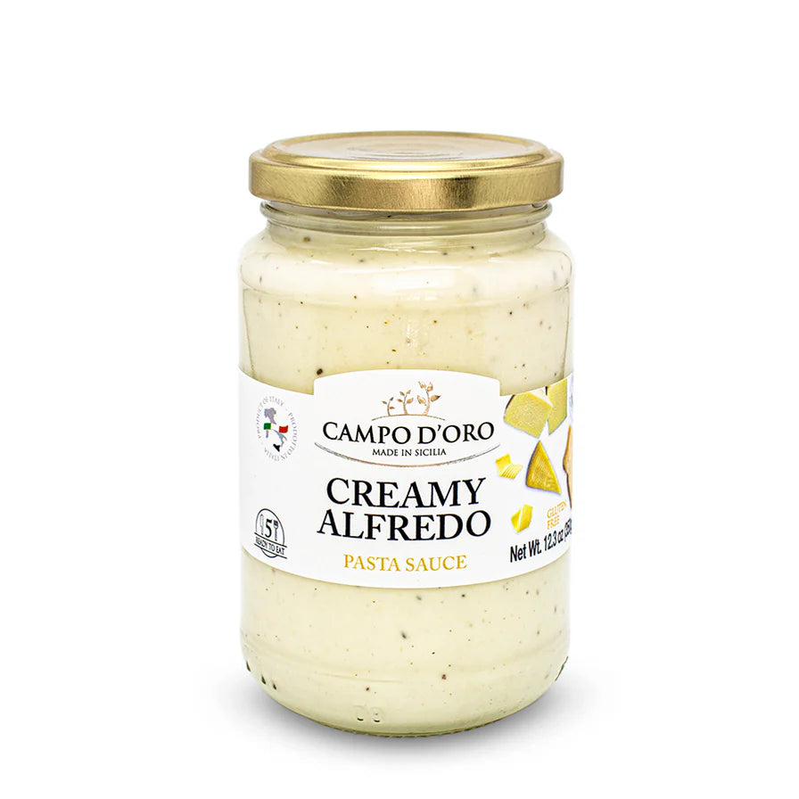 Campo D'Oro Creamy Alfredo Pasta Sauce 12oz (350gr) 6 Units