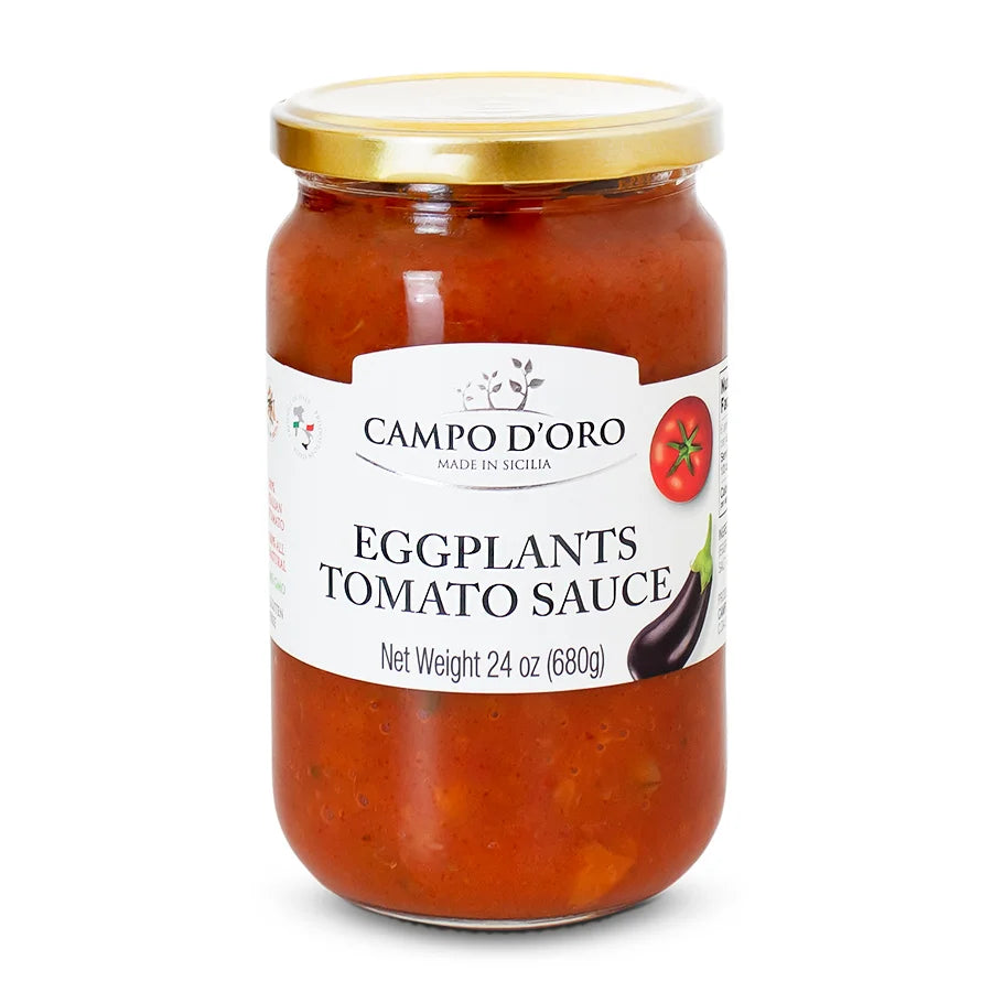 Campo D’oro Eggplant Tomato Sauce 24oz (680gr) 6 Units
