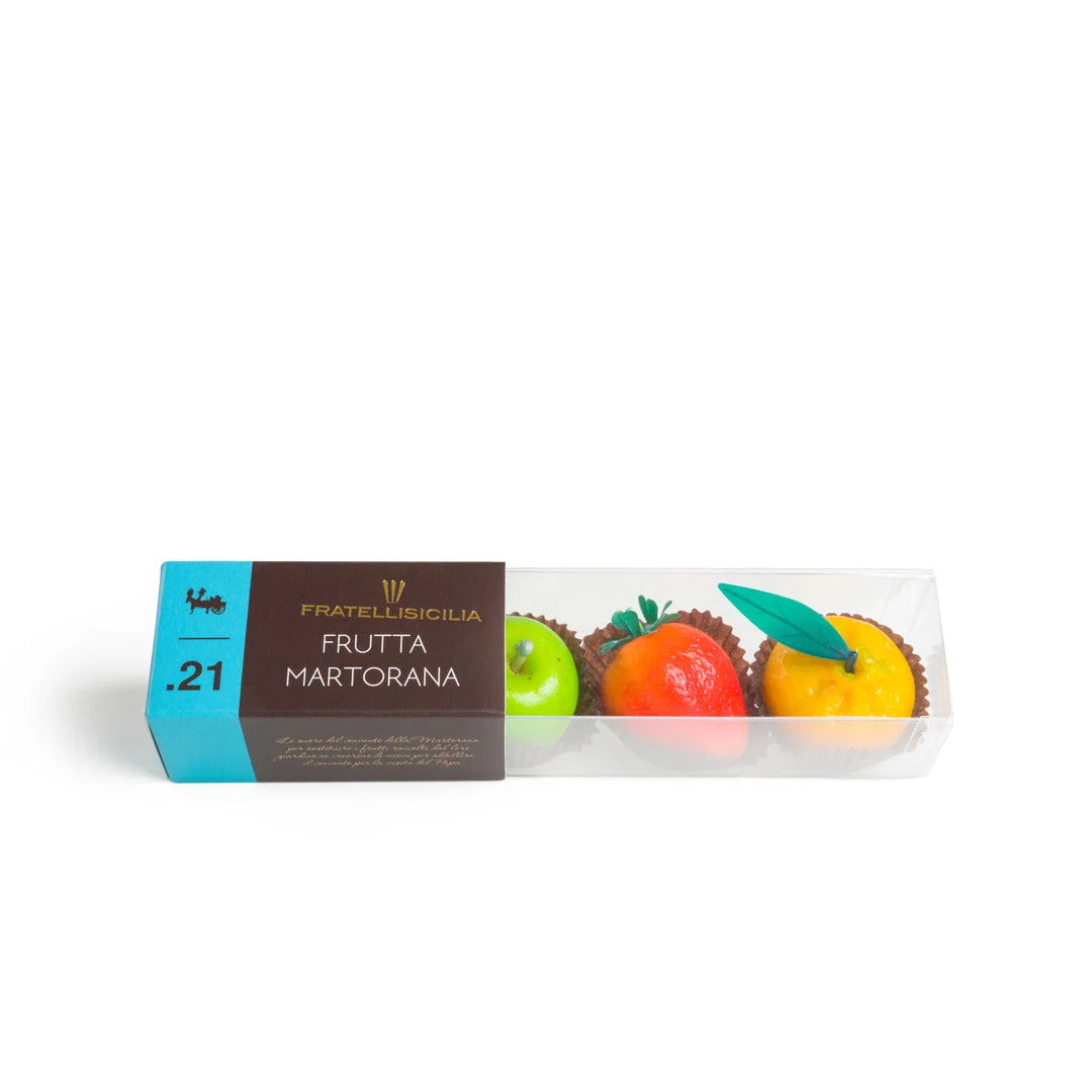 Fratelli Sicilia Marzipan Fruit 5.29 oz (150gr) 18 Units