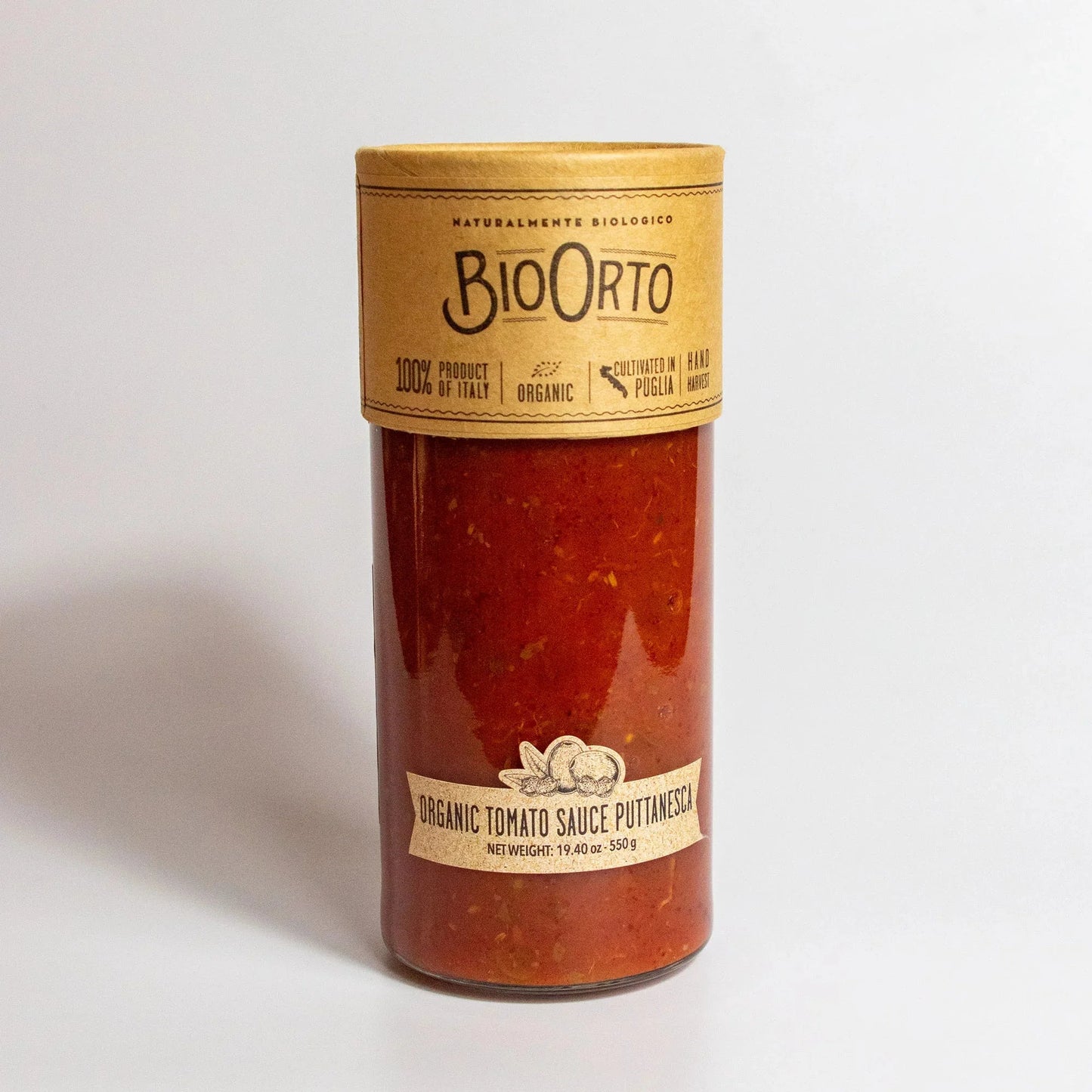 Bio Orto Organic Puttanesca Sauce 19.4 oz (550g) 6 Units
