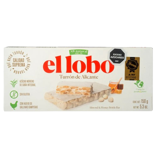 El Lobo Turrón Alicante 150 g