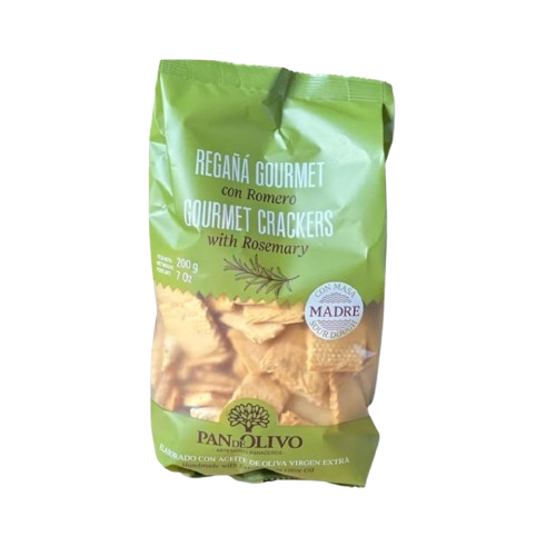 Pan de Olivo Gourmet Crackers with Rosemary 200 g 10 Units