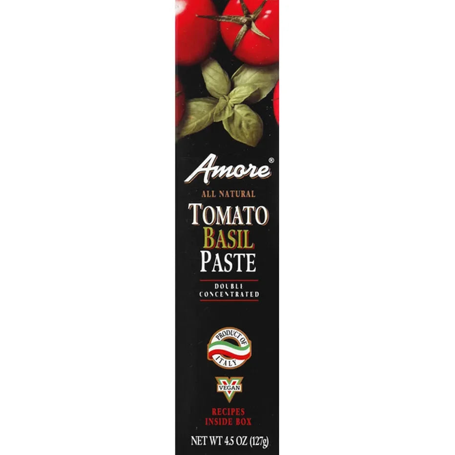 Amore Tomato with Basil Paste tube 3.2 oz (90g) 24 Units