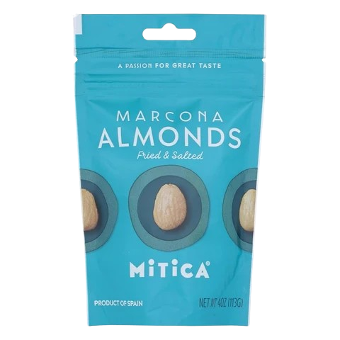 Mitica Marcona Almonds Fried & Salted Pouch 4oz 8 Units