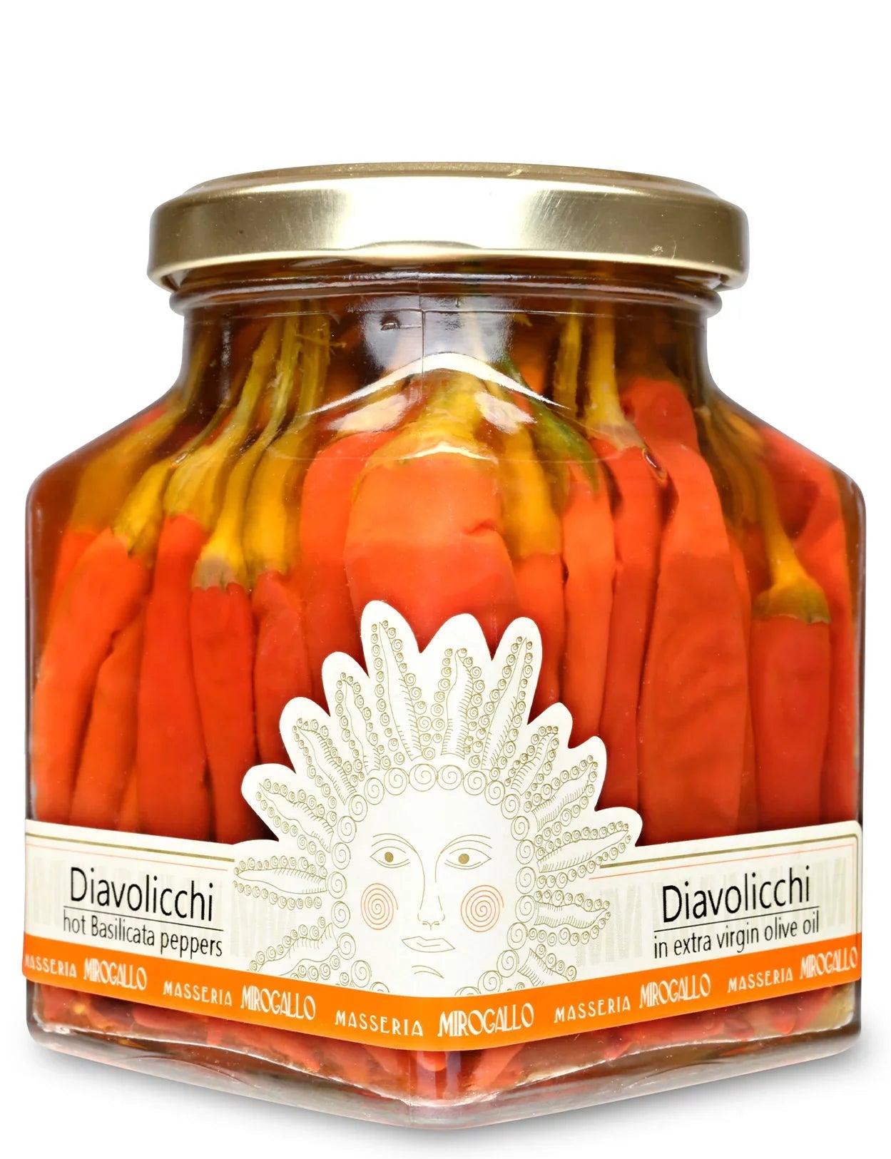 Mirogallo Diavolicchi Hot Basilicata Peppers in EVOO 9.5oz (270gr) - 7 Units