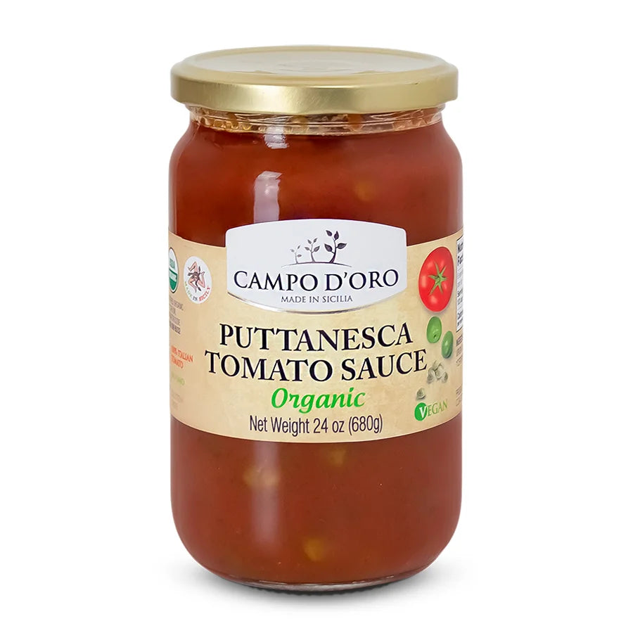 Campo D’oro Puttanesca Tomato Sauce 24oz (680gr) 6 Units