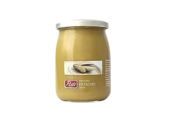 Pisti Pistachio Cream – Premium Italian Pistachio Spread. 6 Jars x 21.6oz