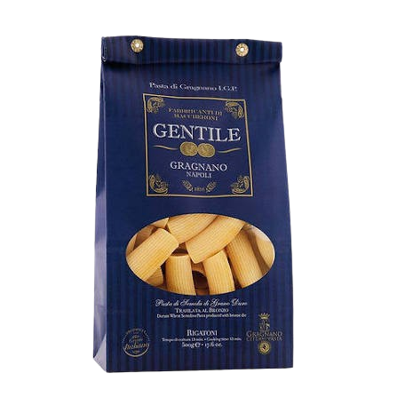 Pastificio Gentile Organic Rigatoni Pasta 17.6oz 12 Units