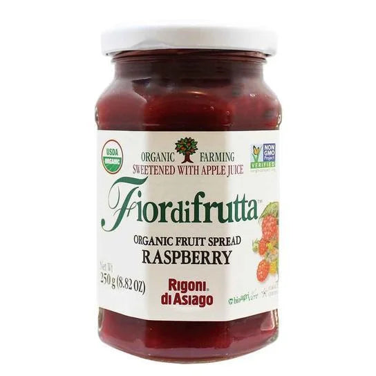 Rigoni di Asiago Fior di Frutta Raspberry Fruit Spread 8.8oz (250gr) 6 Units