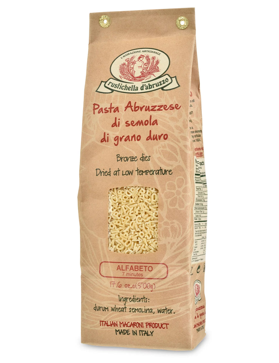 Rustichella Alfabeto Pasta 17.6oz – 12 units