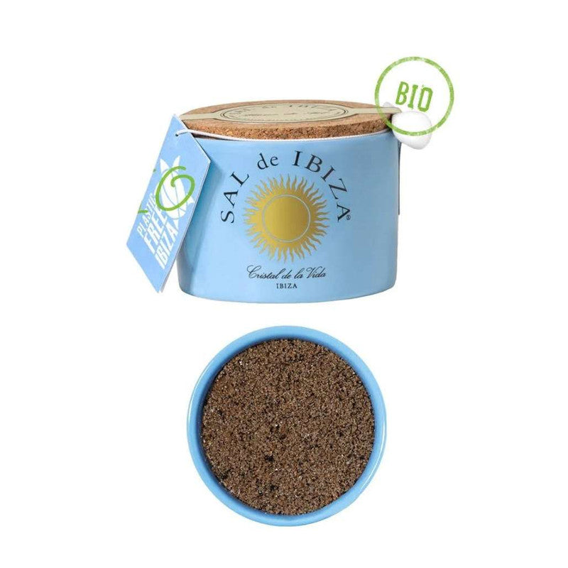 Sal de Ibiza Black Garlic Ceramic Pot – 5.29 oz (150 g) 6 Units