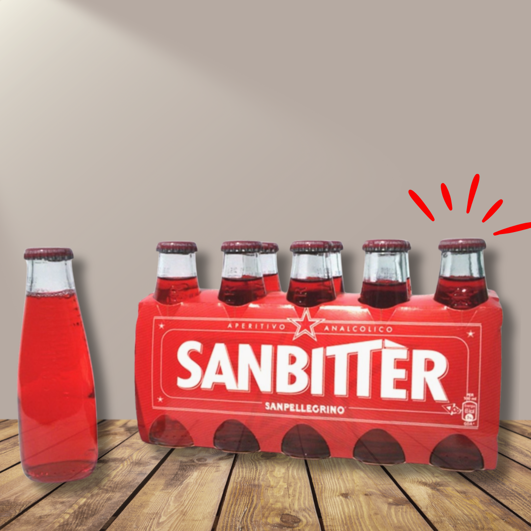 San Pellegrino Sanbitter Glass 4 X 10-Pack X 3.38oz (100ml) 40 Units