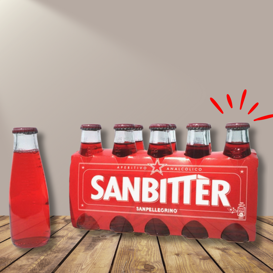 San Pellegrino Sanbitter Glass 4 X 10-Pack X 3.38oz (100ml) 40 Units