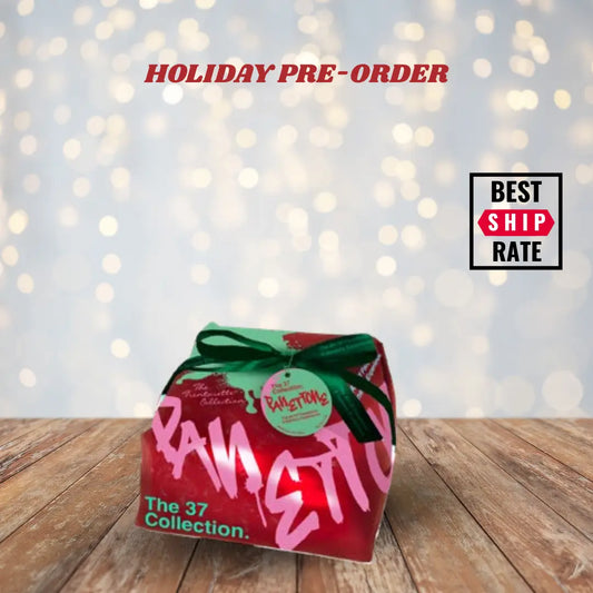 37 GRAFFITI  Panettone with Pistachio Cream –  1.65 lb (750gr) 12 Units