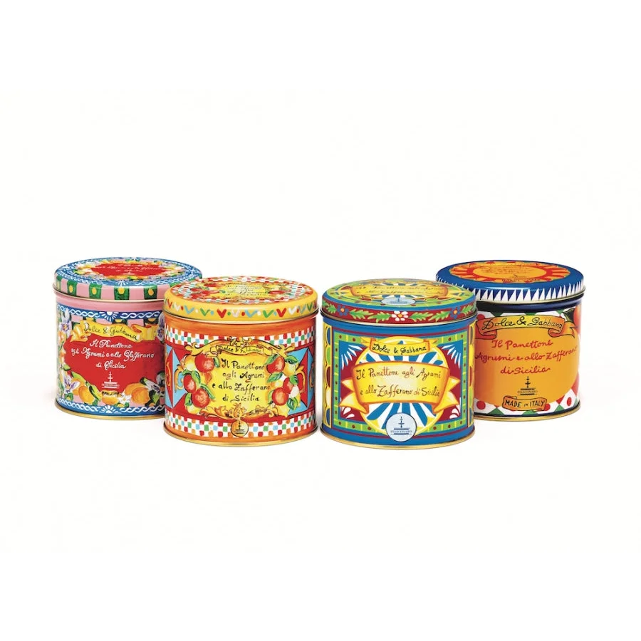 Dolce & Gabbana Mini Panettone Di Agrumi e Allo Zafferano di Sicilia 3.53 oz (100g) 12 Units