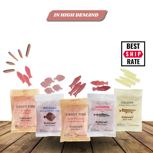 Kolsvart - 150 Bags Pack (30 of Each Flavor) 4.25 oz (125 gr)