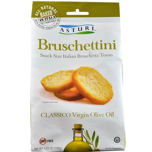 Asturi Bruschettini Classico Virgin Olive Oil 4.23 oz (120 g) 12 Units