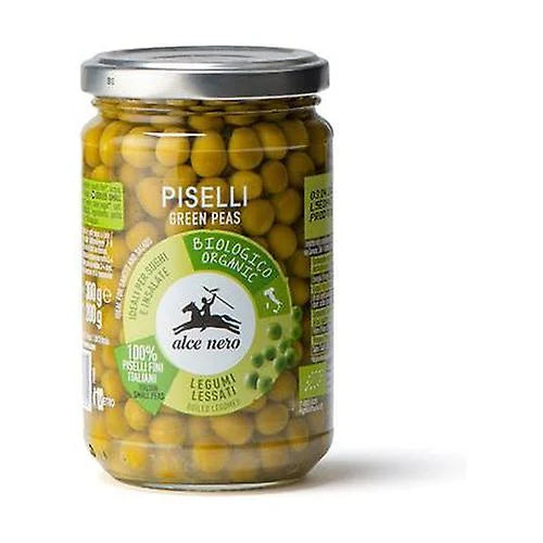 Alce Nero Piselli Cooked Peas Organic 10.6oz (300gr) 12 Units