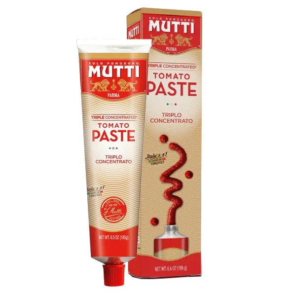 Mutti Tomato Paste Triplo Concentrated Tube 6.5oz (185g) 12 Units