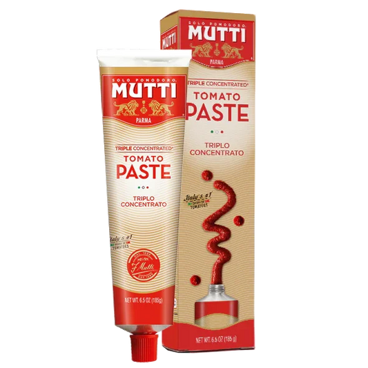 Mutti Tomato Paste Triplo Concentrated Tube 6.5oz (185g) 12 Units