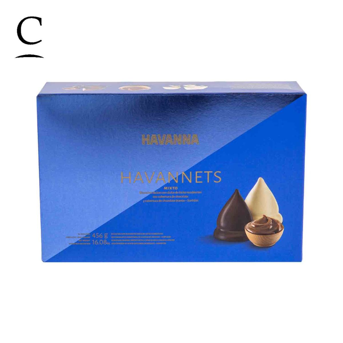 Havanna Mixed Chocolate Dipped Cones Filled with Caramel 11.6 oz – 10/case