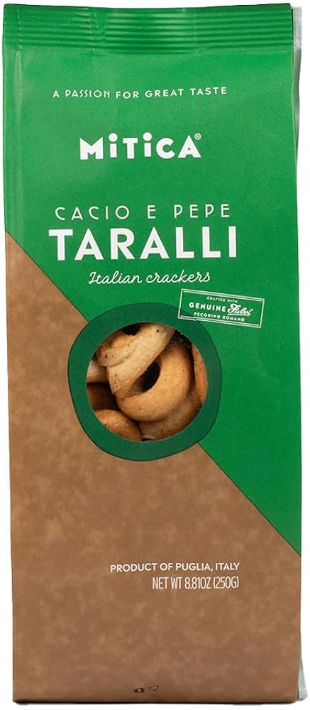 Mitica Taralli Cacio e Pepe – 12 units