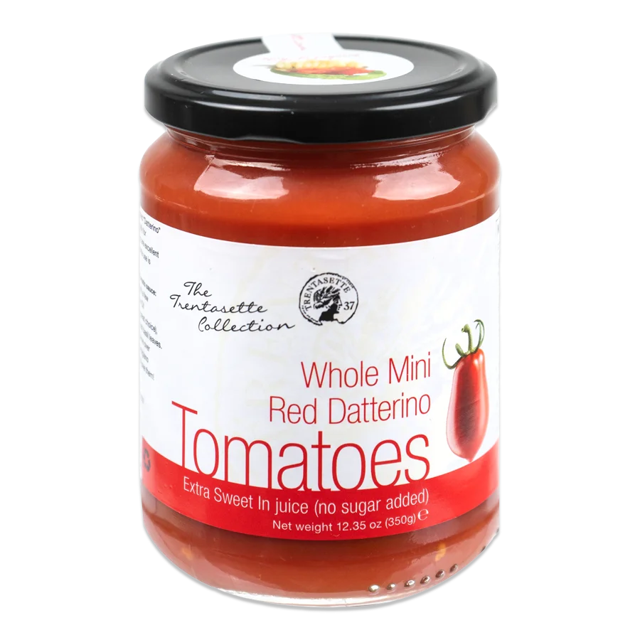 Trentasette Red Datterino Tomatoes in Juice 12.35 oz (350 g) 12 Units