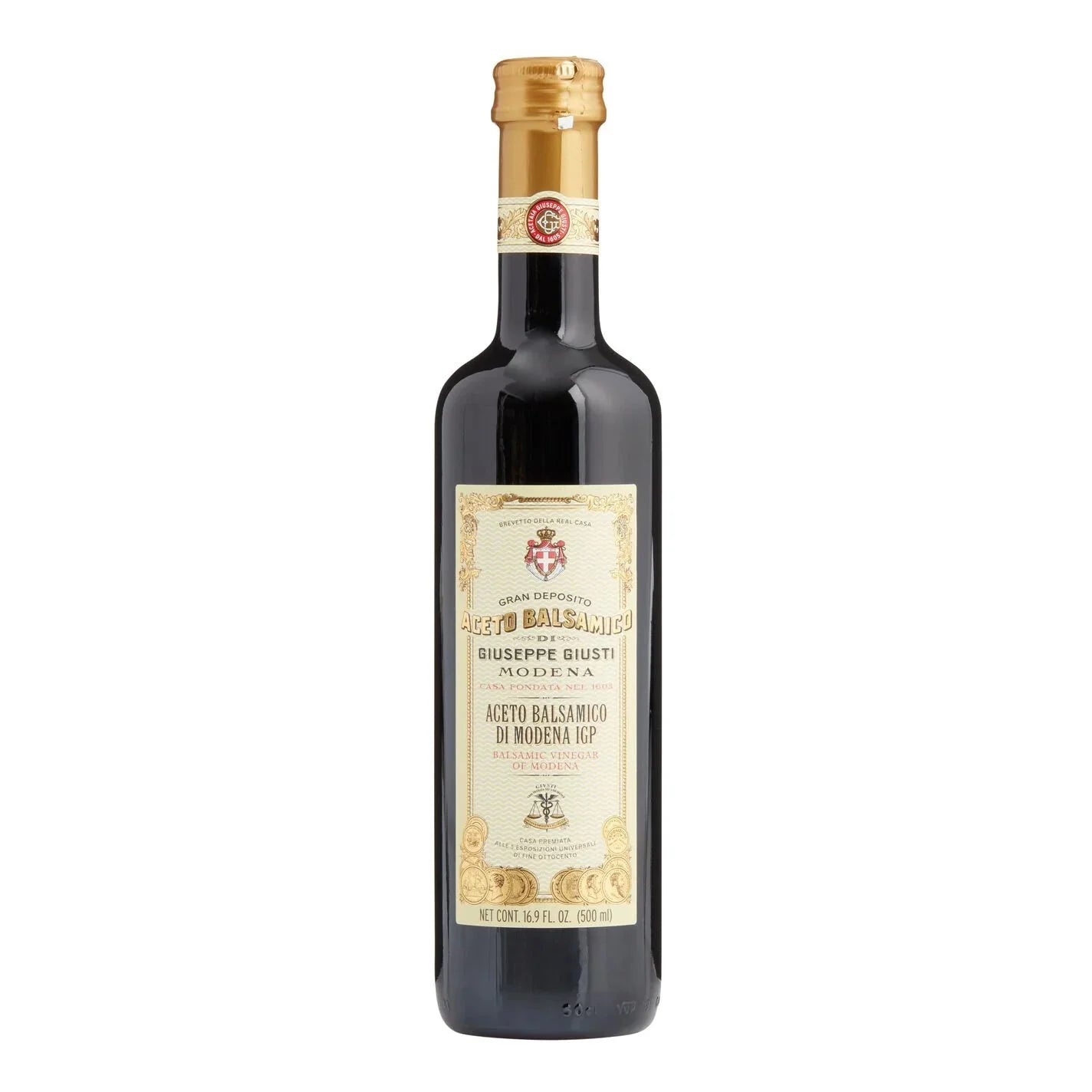 Giusti Balsamic Vinegar of Modena Premio 4 years 17.6oz (500ml) 12 Units