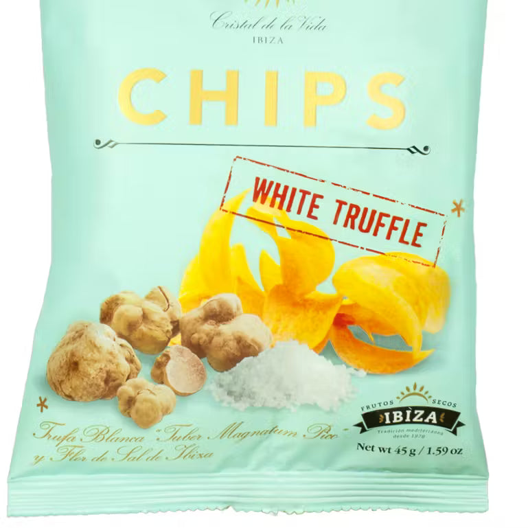Sal de Ibiza White Truffle Chips – 1.59 oz (45 g) 18 Units