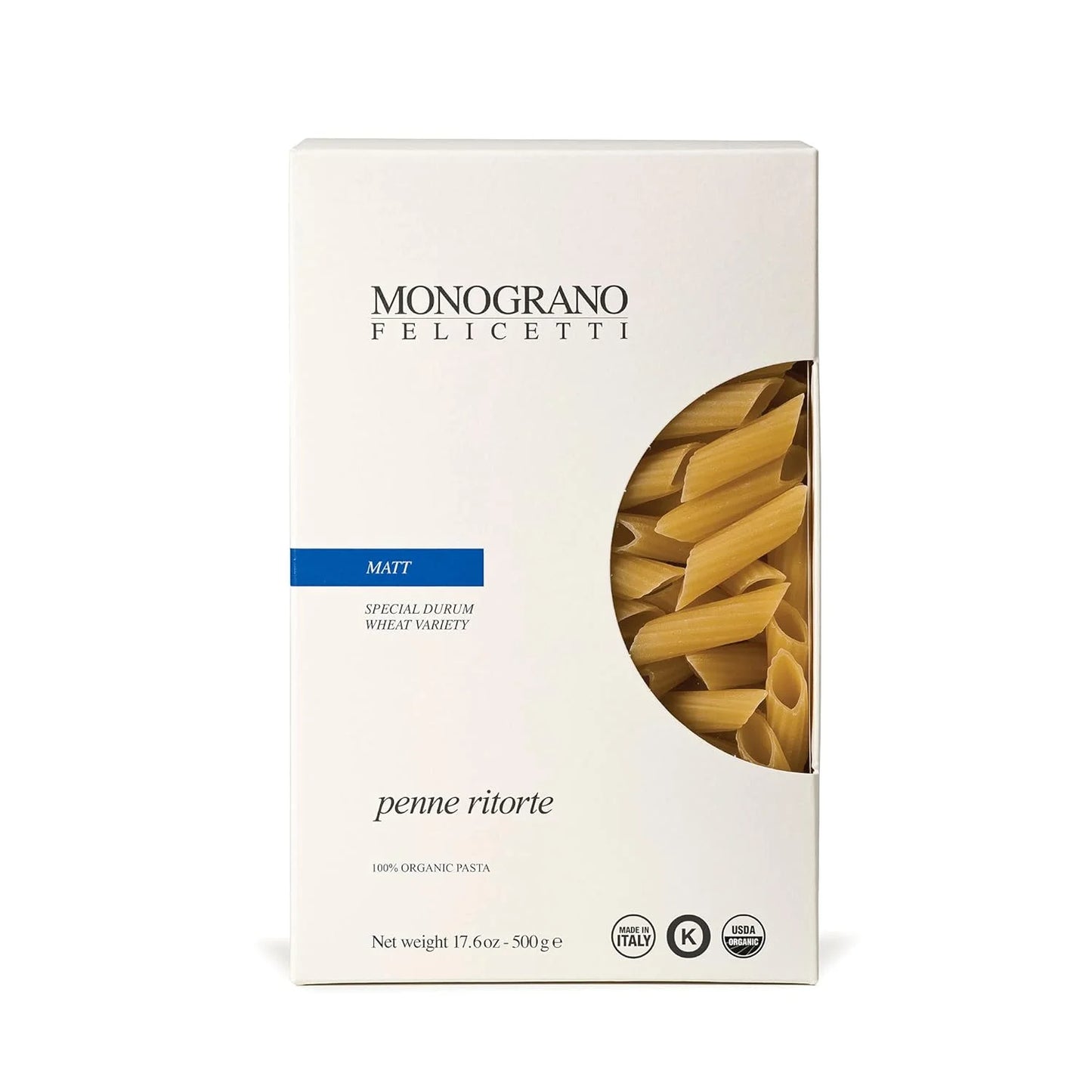 Monograno Felicetti 100% Organic Pasta I.G.P. Non-GMO 17.6oz (500gr)