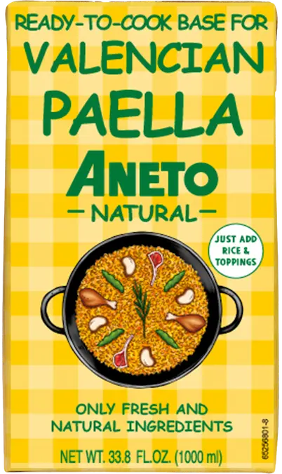 Aneto Paella Valenciana Broth 33.83 fl oz (1 lt) 6 Units