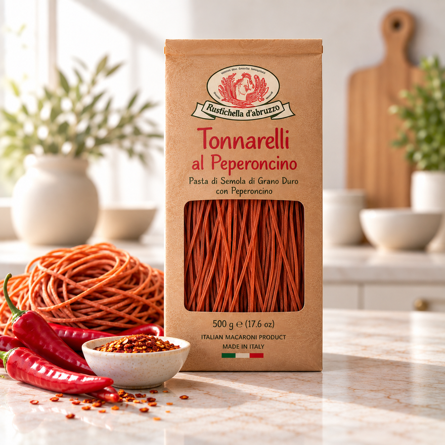 Rustichella Tonnarelli al Peperoncino 500 g - 12/case