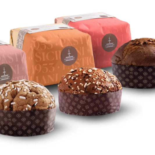 Fiasconaro Panettone Assorted Classic Flavors 1.65Lbs (750g) 6 Units